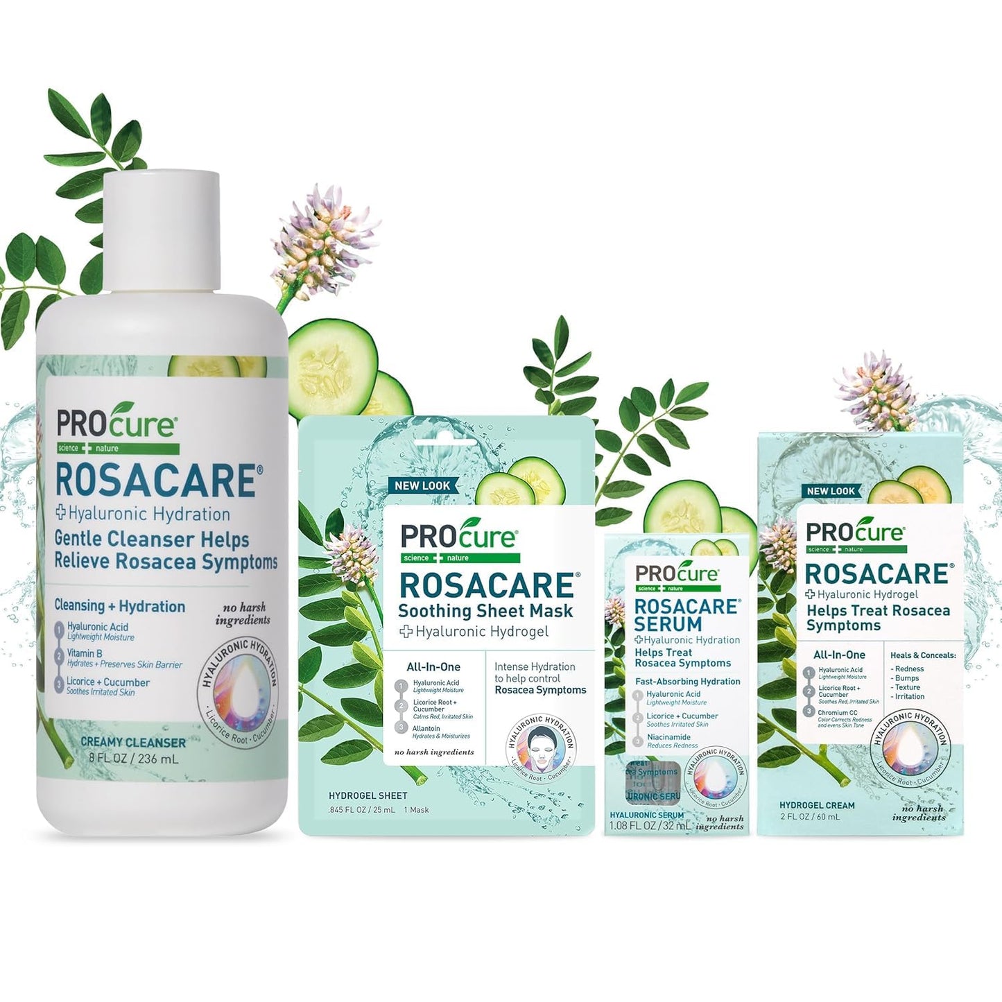 PROcure Rosacare Medicated Redness Reduction CC Face Cream 2 Ounce