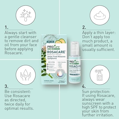 PROcure Rosacare Medicated Redness Reduction CC Face Cream 2 Ounce