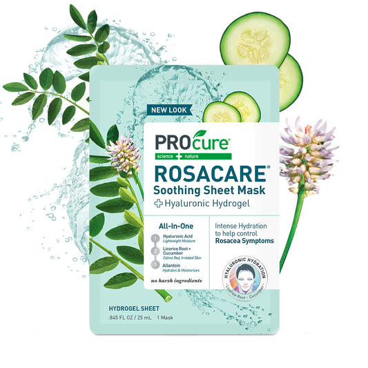 PROcure Rosacare Soothing Sheet Face Mask - 5 Masks